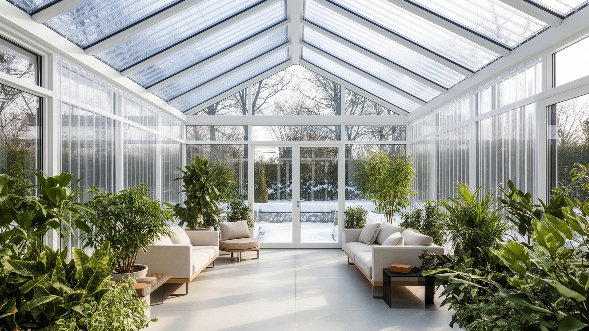 Acrylglas Stegplatten für die Terrasse